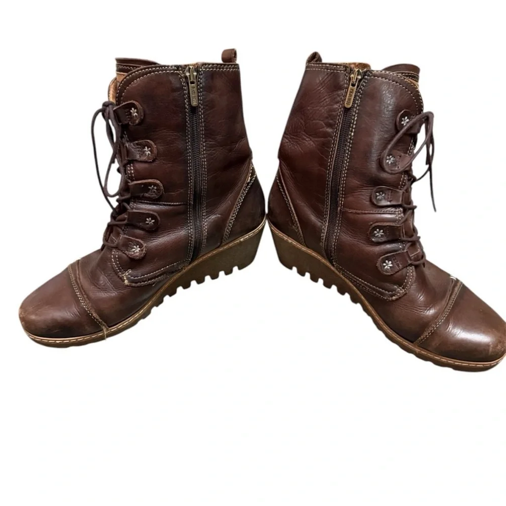 Pikolinos Wedge Ankle Boots - Picture 4 of 9